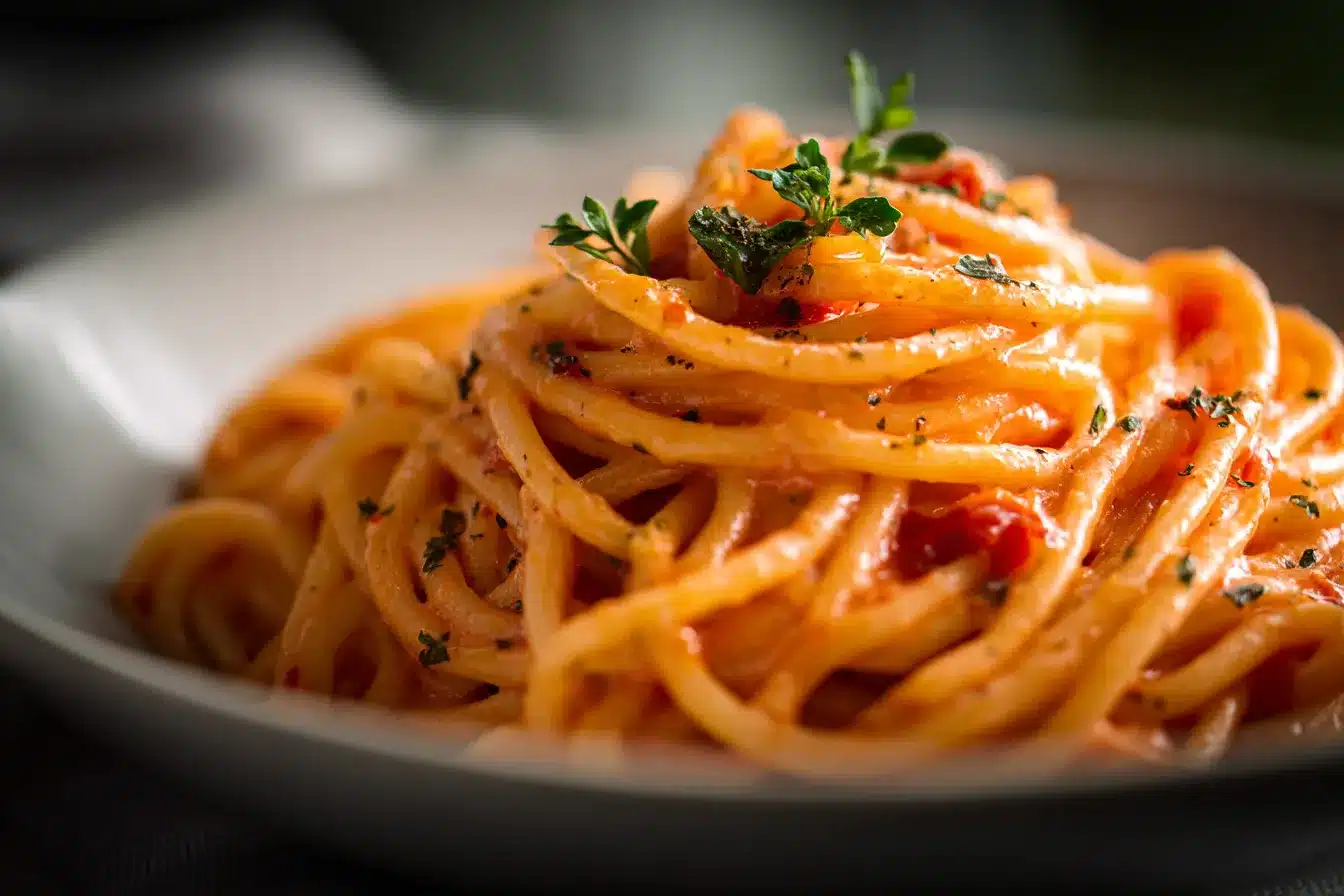 Creamy Tomato Garlic Pasta upscaled 6895afebb165f