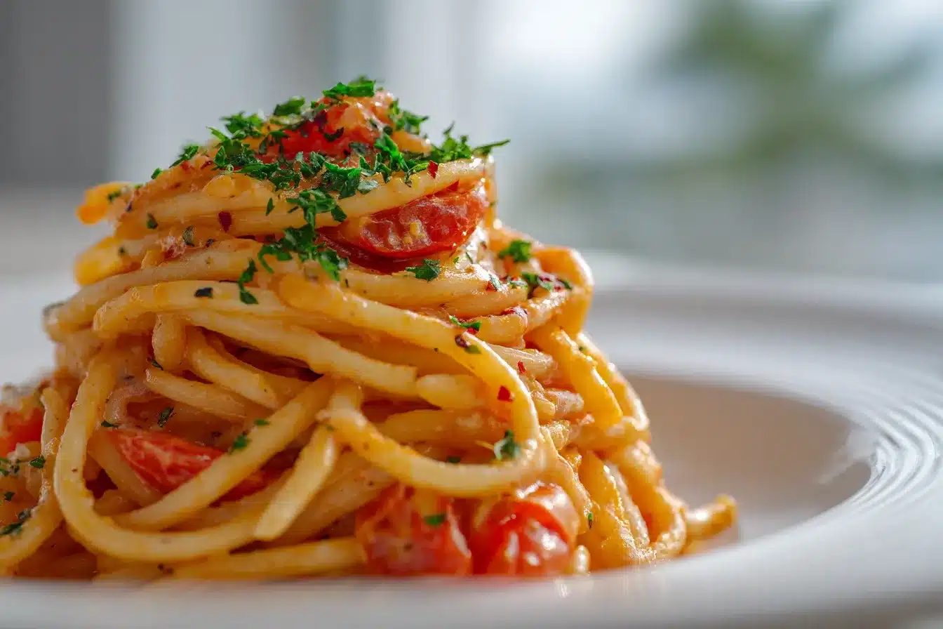 Creamy Tomato Garlic Pasta upscaled 6895b062ec1eb