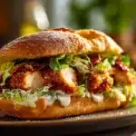 Crispy Chicken Caesar Sandwich