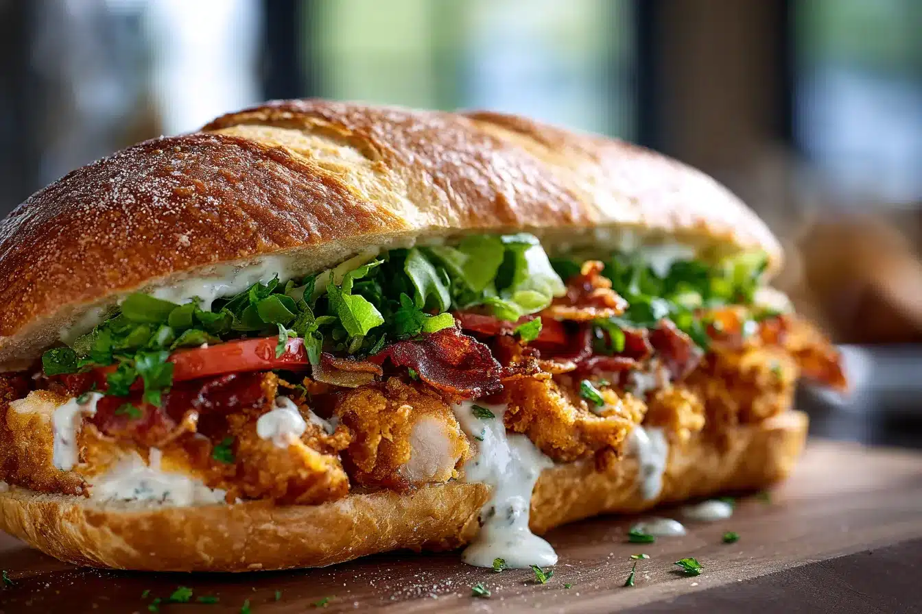 Crispy Chicken Caesar Sandwich upscaled 6898997694799