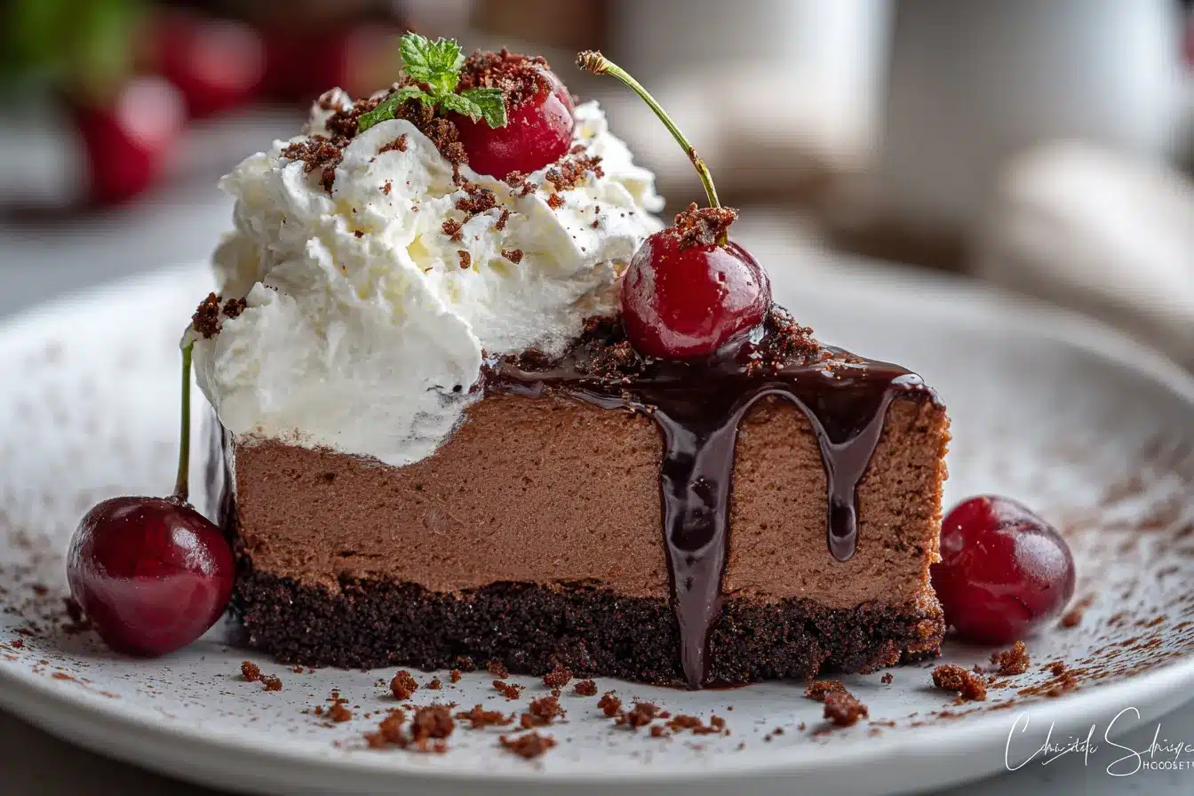 Easy Black Forest Cheesecake upscaled 689e40bb5fb18