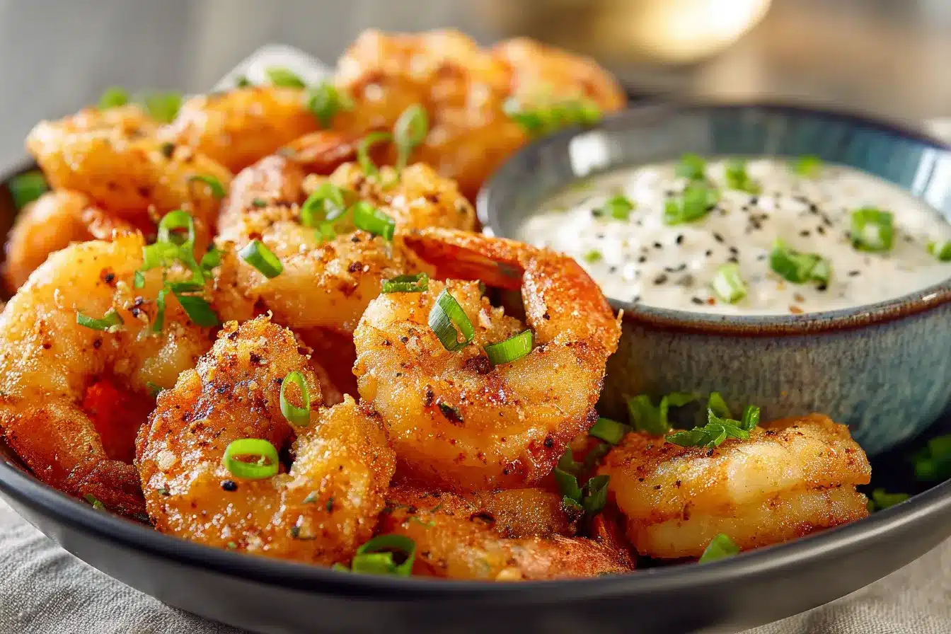 Savory Easy Cajun Shrimp with Irresistible Creamy Dip