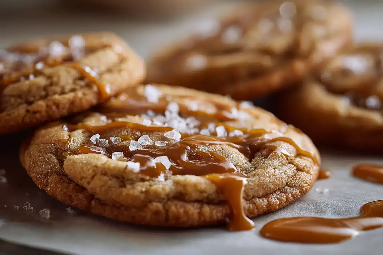 Irresistible Easy Salted Caramel Cookies Sweet Nutty Treats