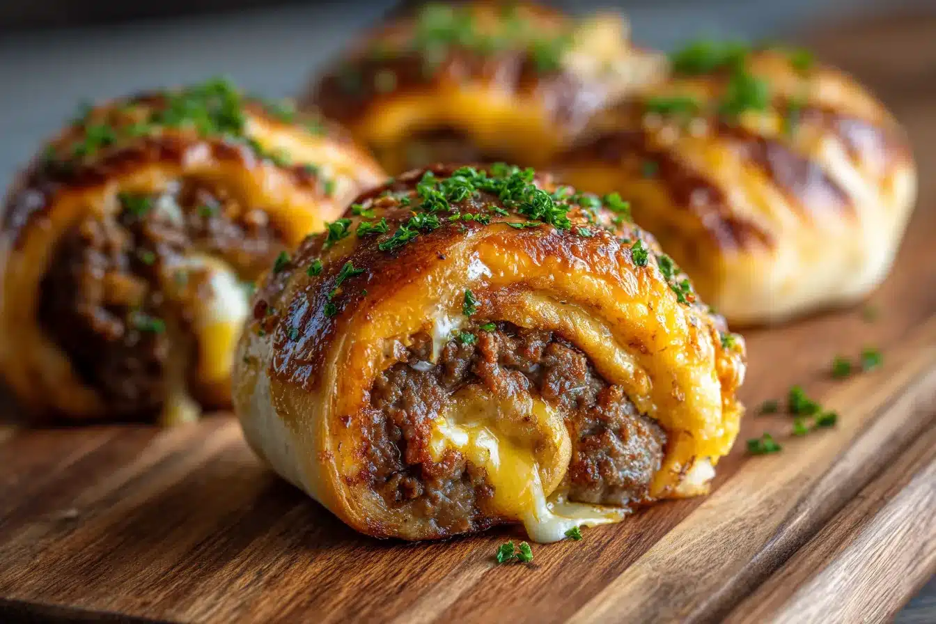 Garlic Butter Cheeseburger Rollups upscaled 689e5d52a4a1f