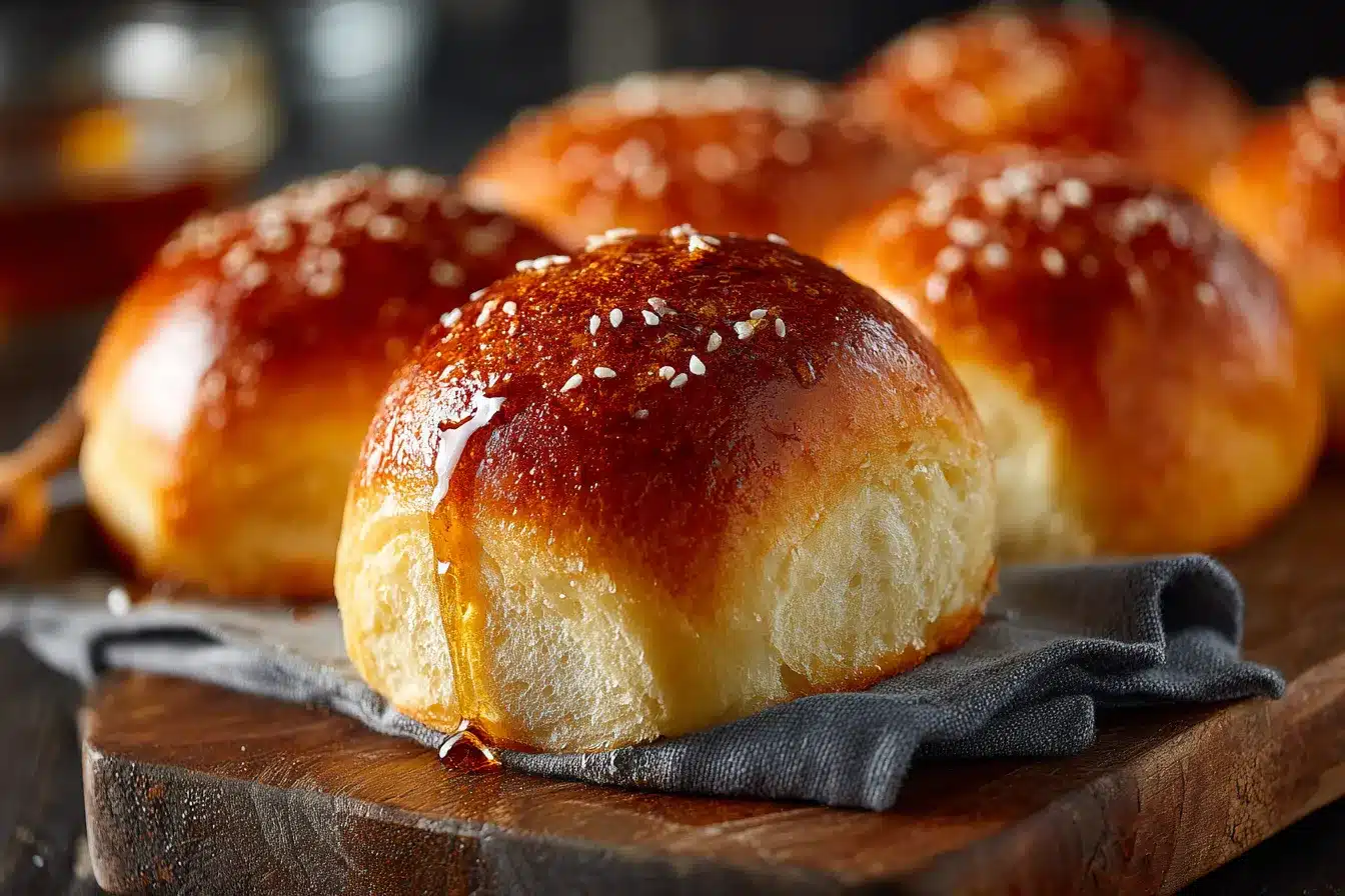 Irresistible Honey Bread Rolls Soft Sweet Delicious