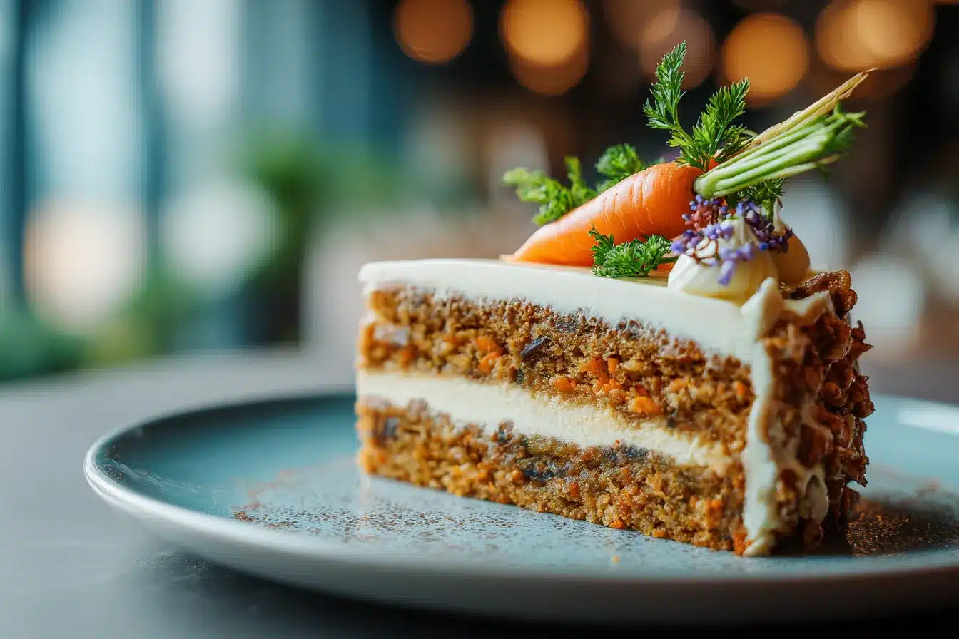 Divine Honeybun Carrot Cake w Creamy Cheesecake Delight