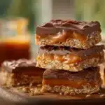 Irresistible Caramel Chocolate Crunch Bars