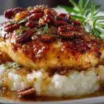 Maple Bourbon Pecan Chicken