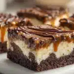 Milky Way Caramel Cheesecake Brownies