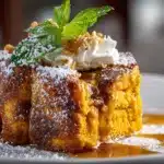 Pumpkin Pie Hawaiian Roll French Toast