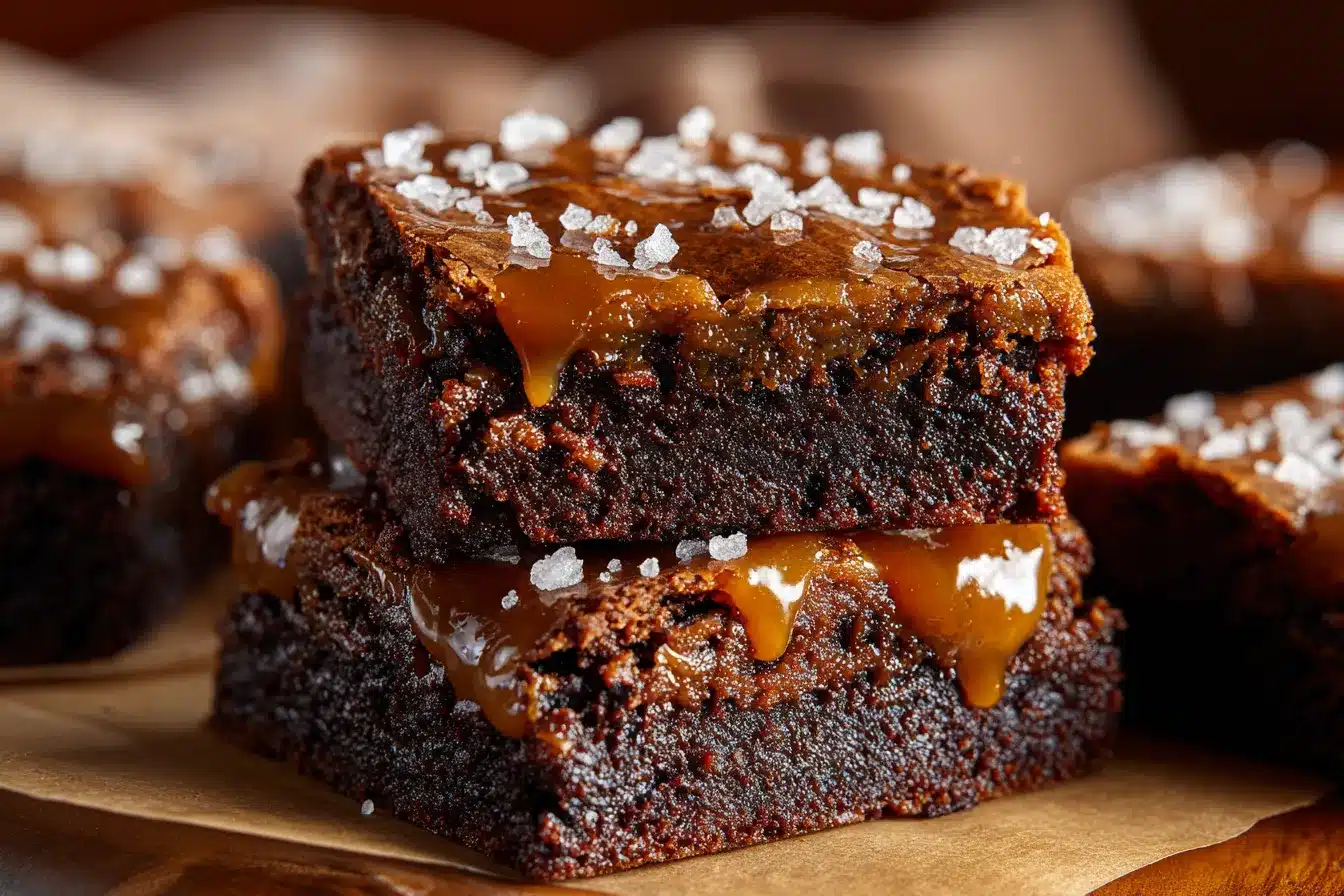 Salted Caramel Brownies Recipe upscaled 689c550308eb9