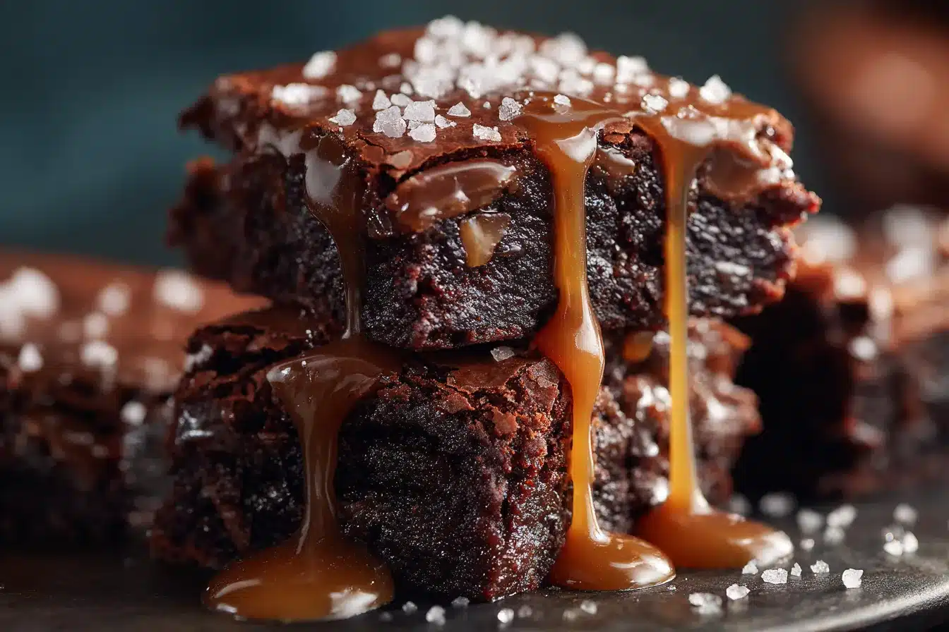 Salted Caramel Brownies Recipe upscaled 689c557ac51e7