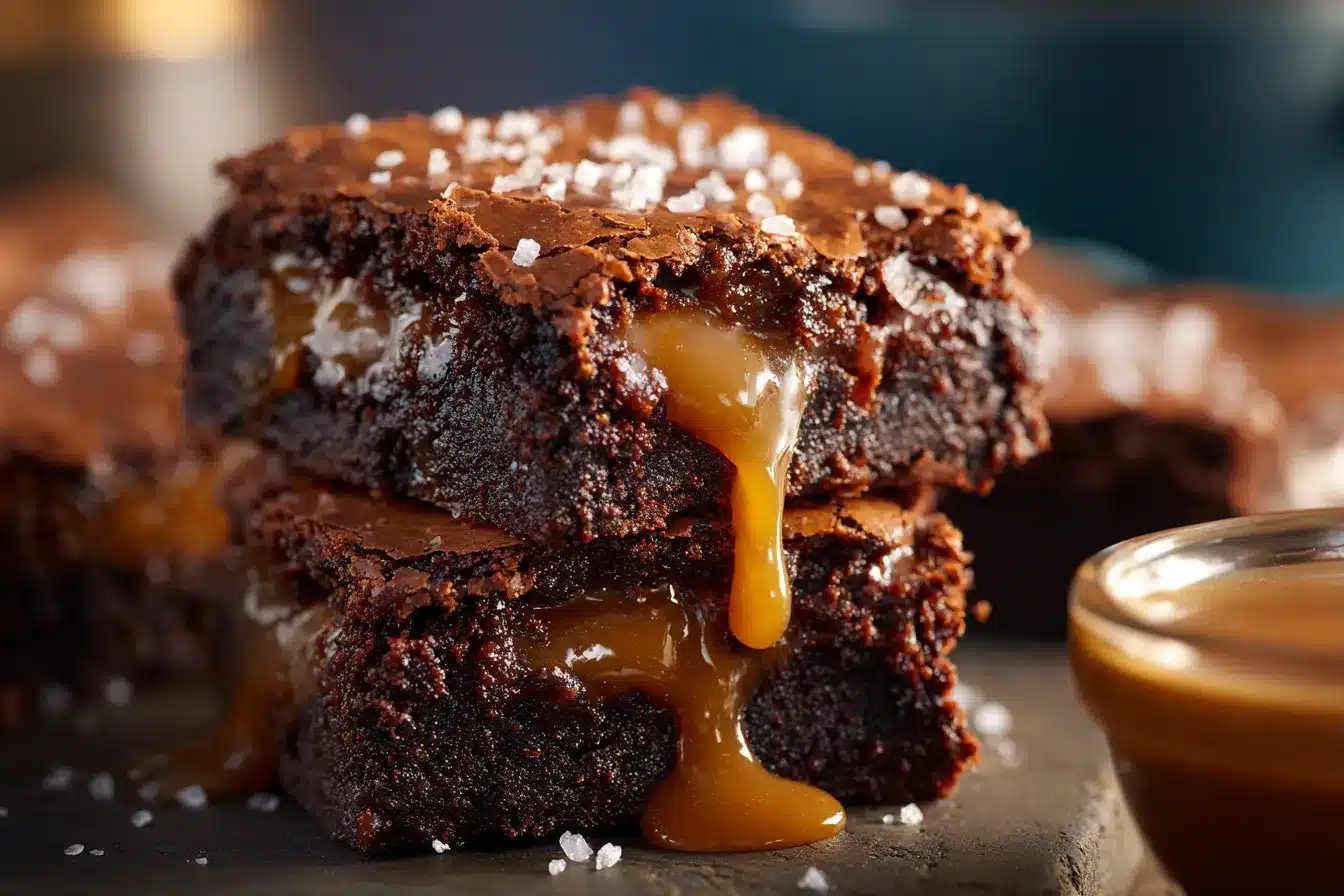 Salted Caramel Brownies Recipe upscaled 689c55f2f3652