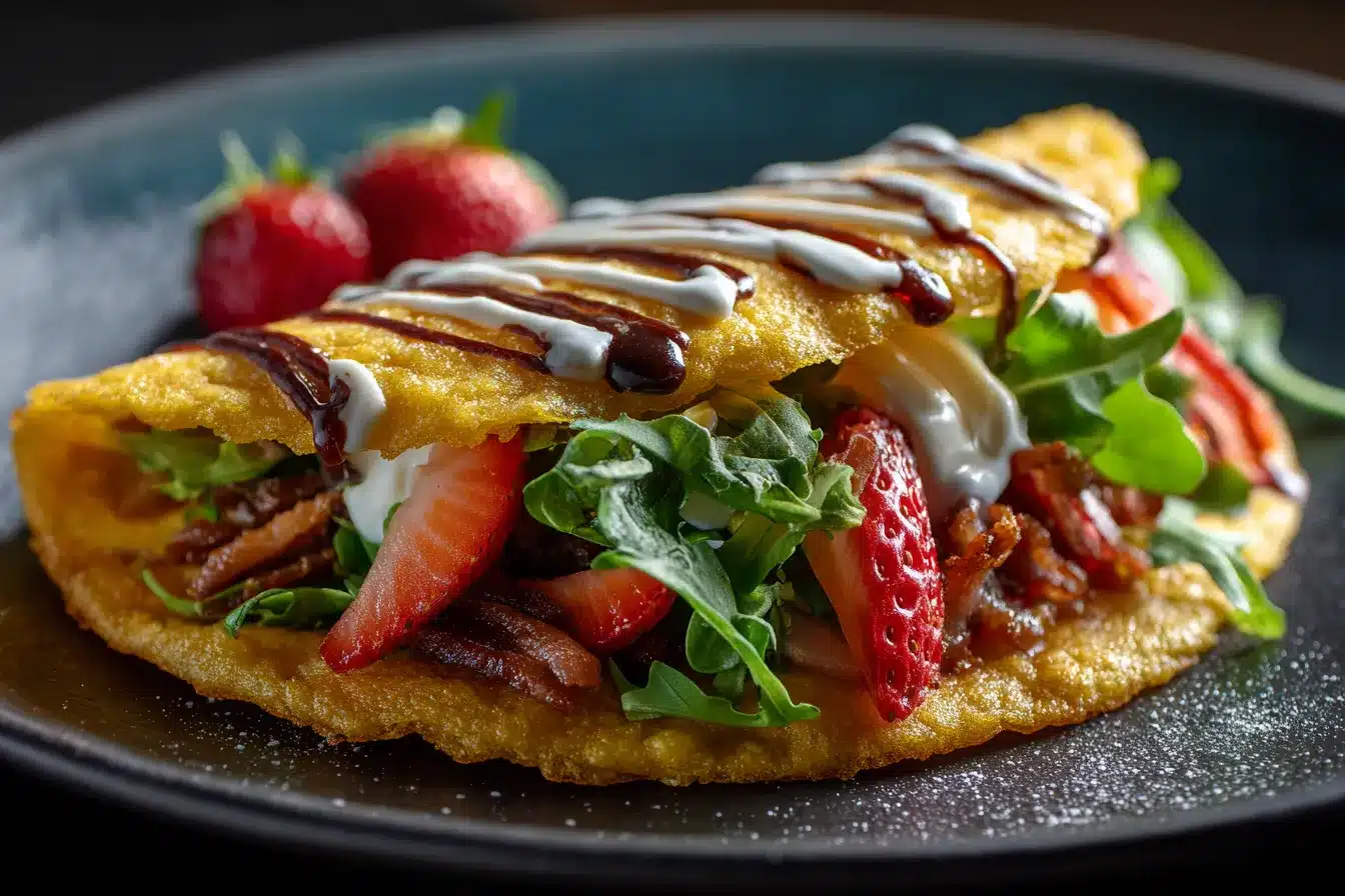 Delicious Savory Pancake Taco Recipe Quick Easy Meal