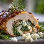 THE BEST RECIPE For Rolled Chicken with Feta & Spinach
