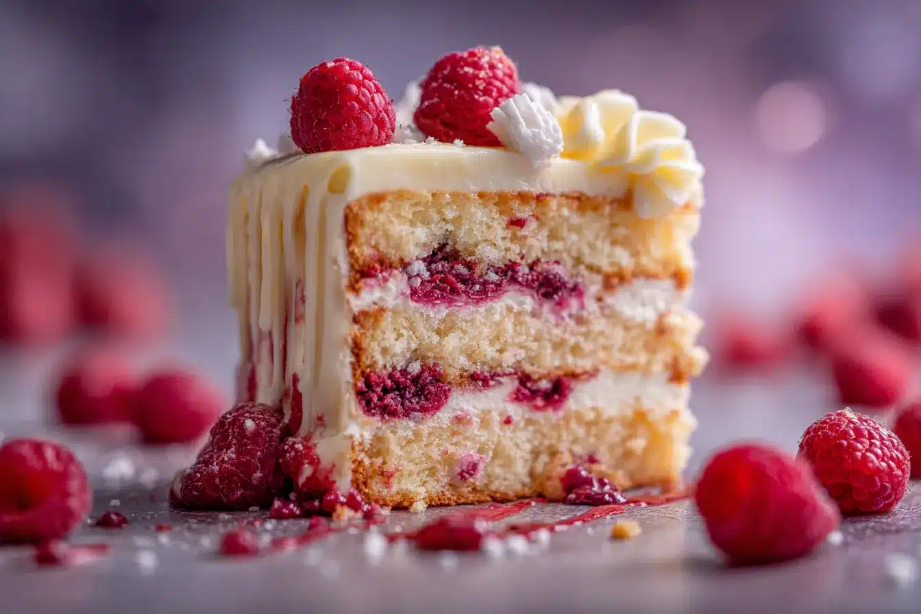 Decadent White Chocolate Raspberry Dream Cake Recipe Delight